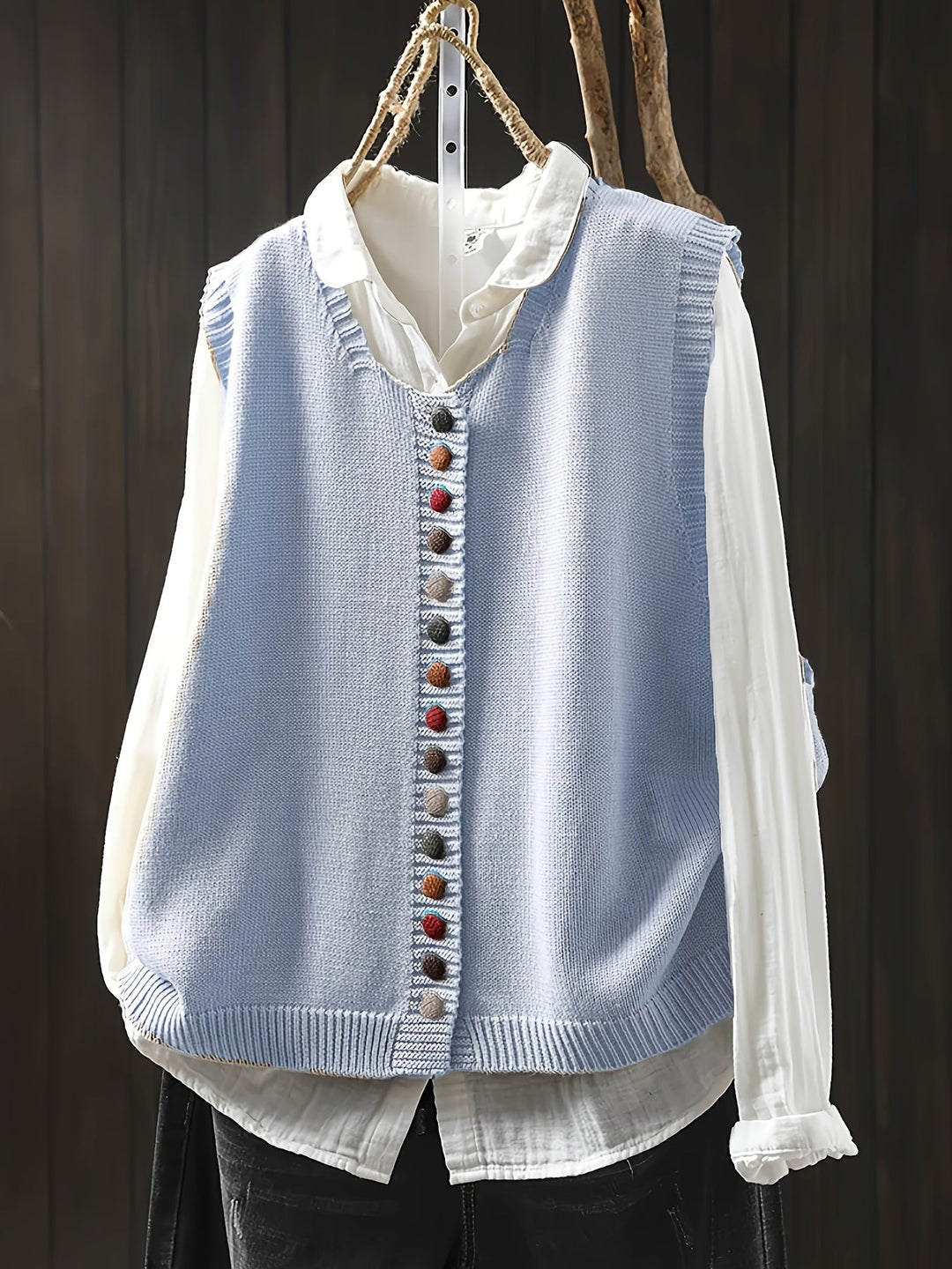 Thyra | Sleeveless Knitted Vest