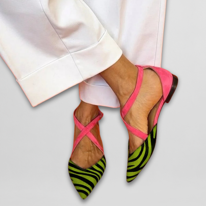 Velisse | Elegant Strap Ballet Flats
