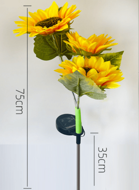 GlowBloom |  Solar LED Sunflower Lights