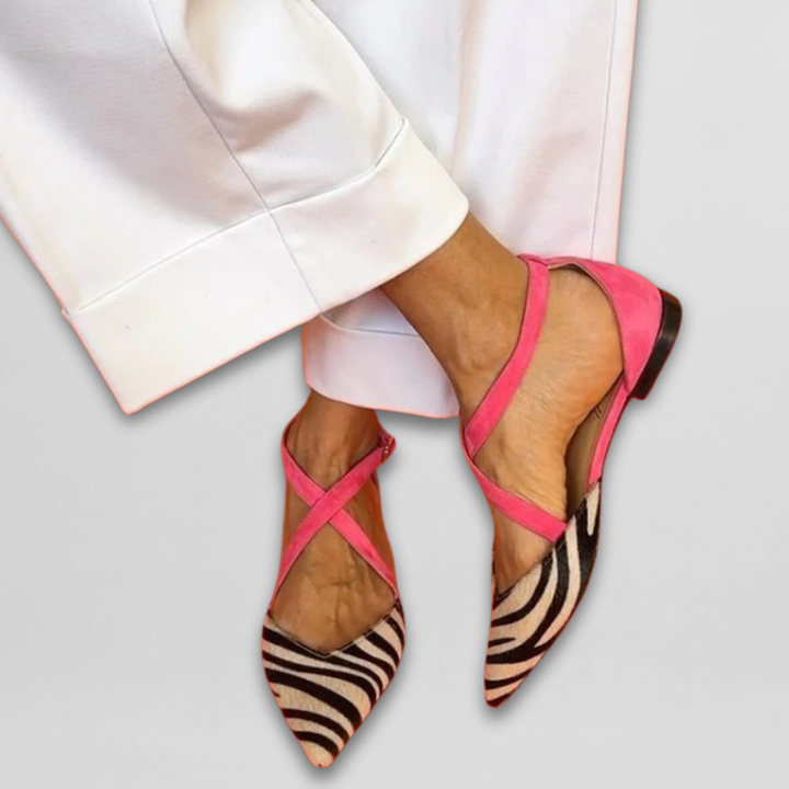 Velisse | Elegant Strap Ballet Flats