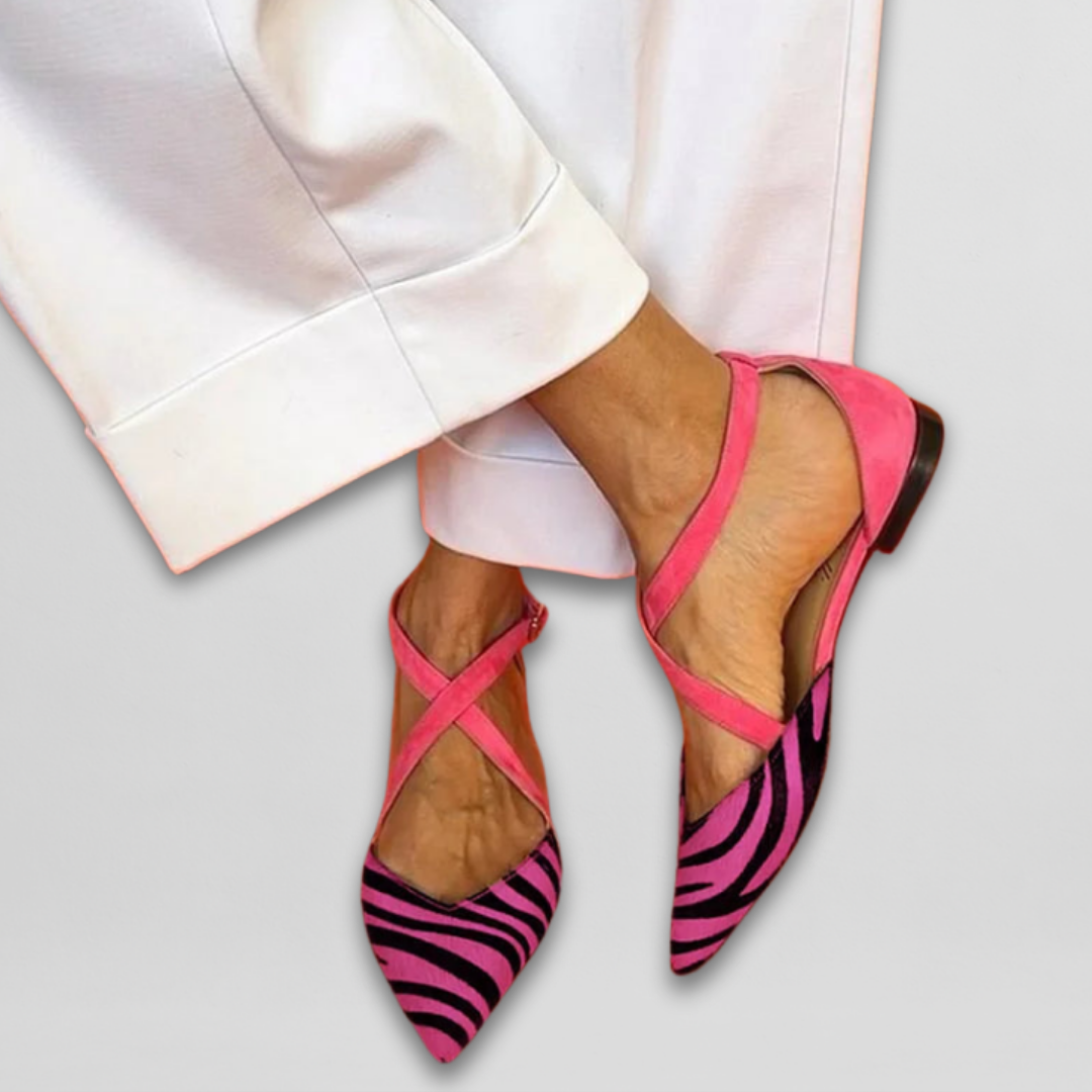 Velisse | Elegant Strap Ballet Flats