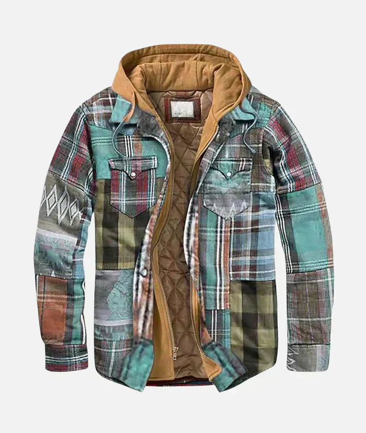 Jason | Patchwork Checkered Jacket
