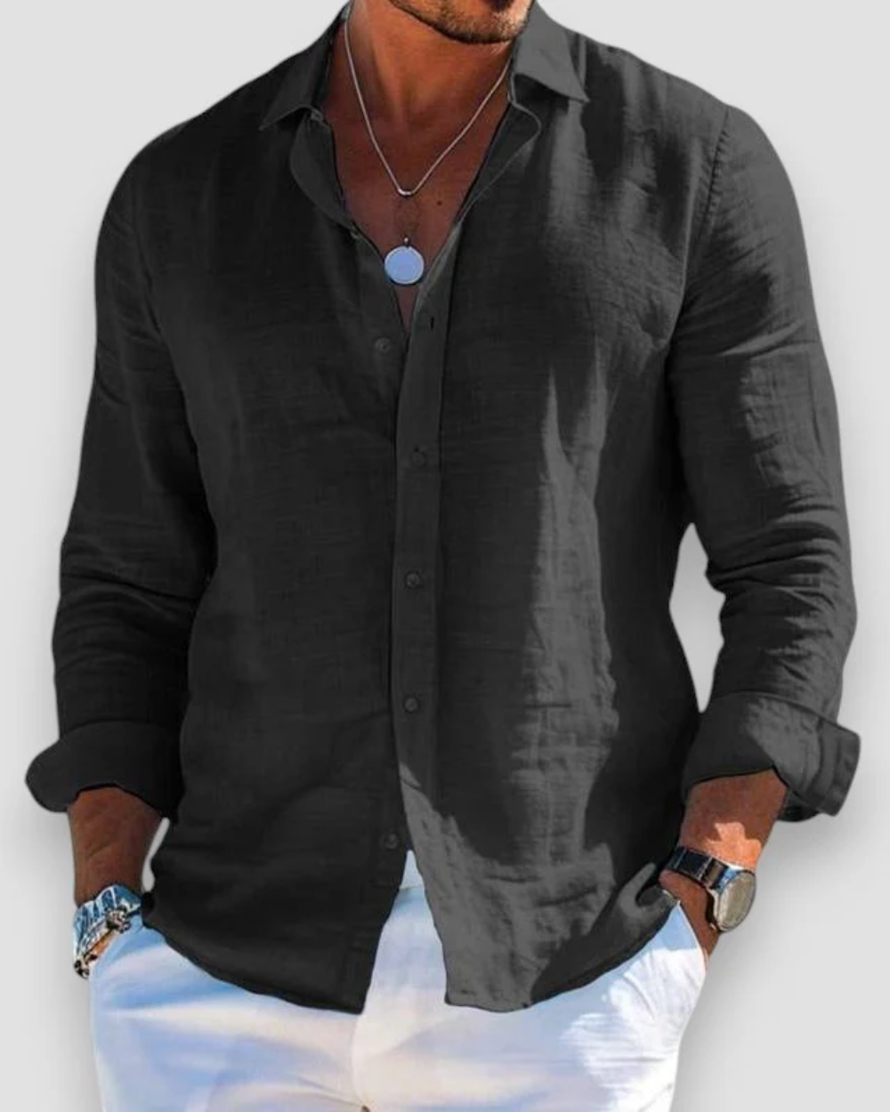 Duncan | Casual Linen Shirt