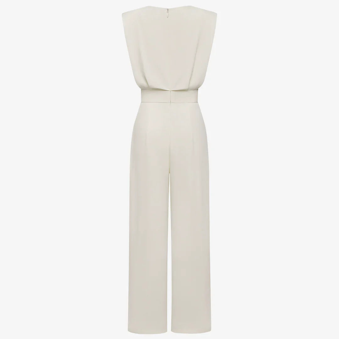 Eloria | Elegant Belted Jumpsuit