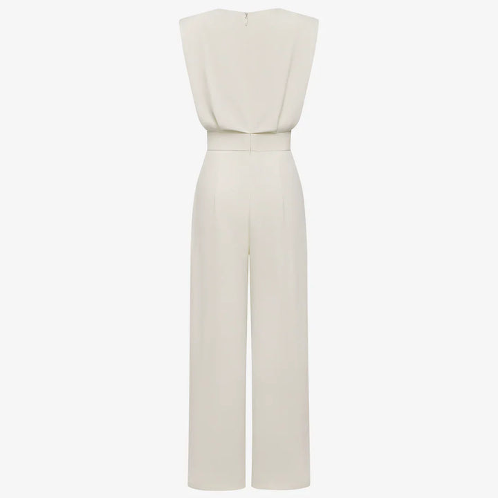 Eloria | Elegant Belted Jumpsuit