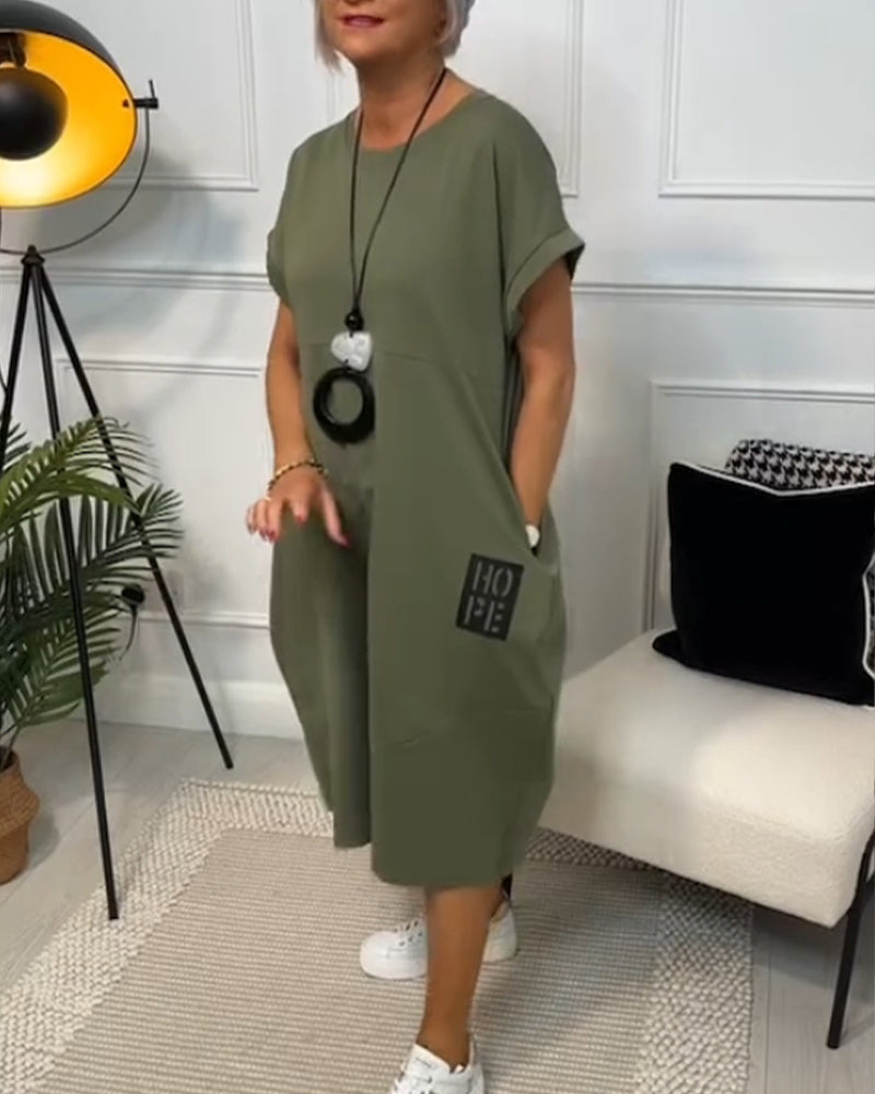 Norena | Relaxed Everyday Kaftan with Short Sleeves