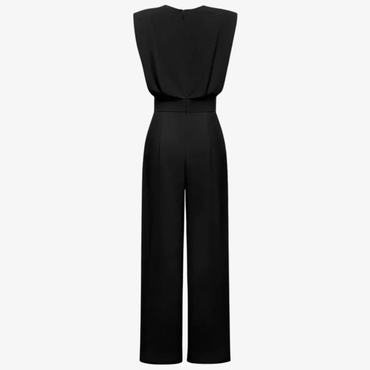 Eloria | Elegant Belted Jumpsuit