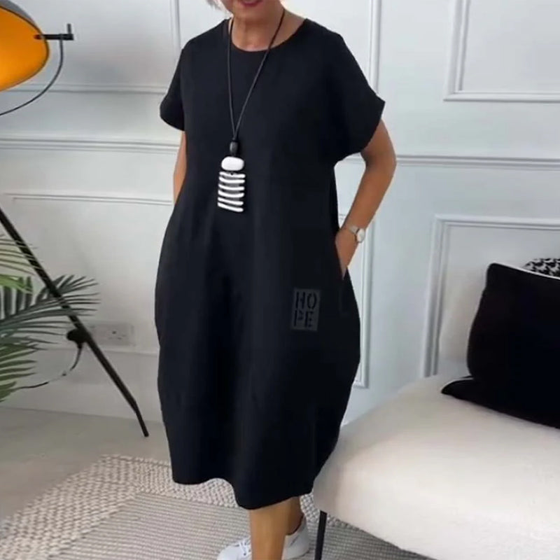 Norena | Relaxed Everyday Kaftan with Short Sleeves