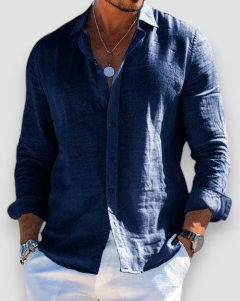 Duncan | Casual Linen Shirt