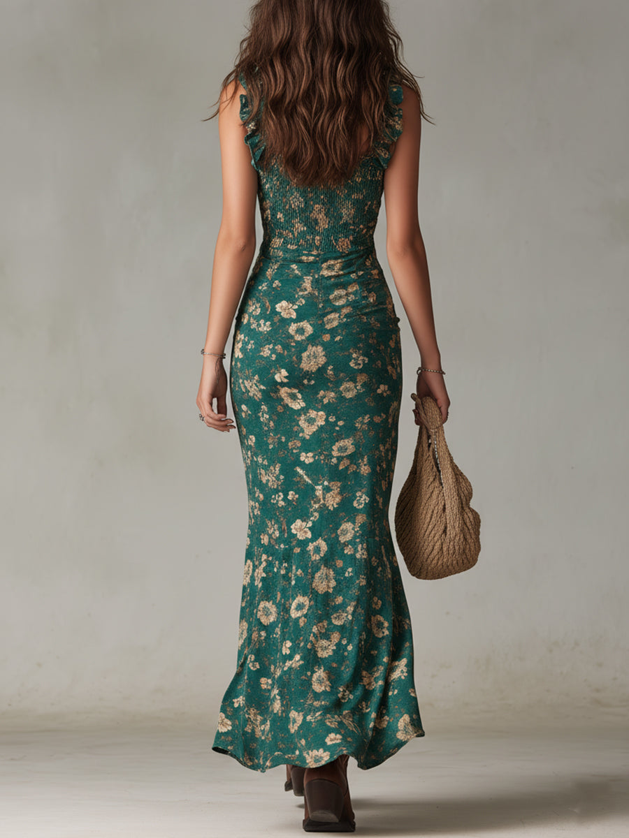 Sorelle | Smocked Maxi Dress