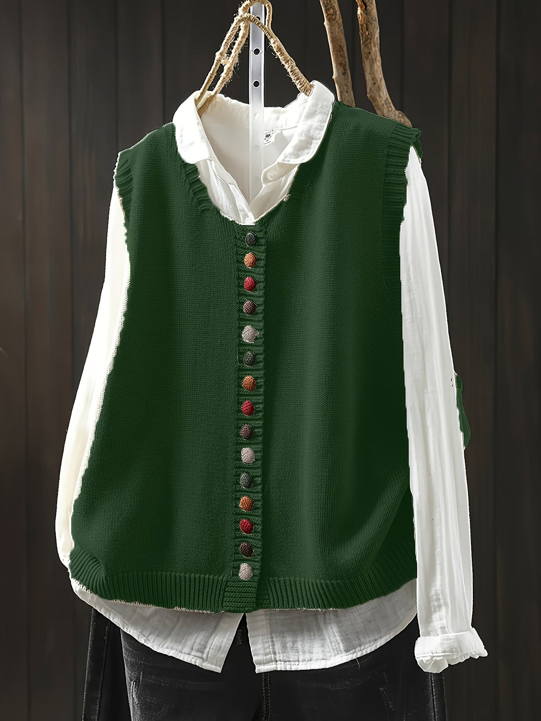 Thyra | Sleeveless Knitted Vest