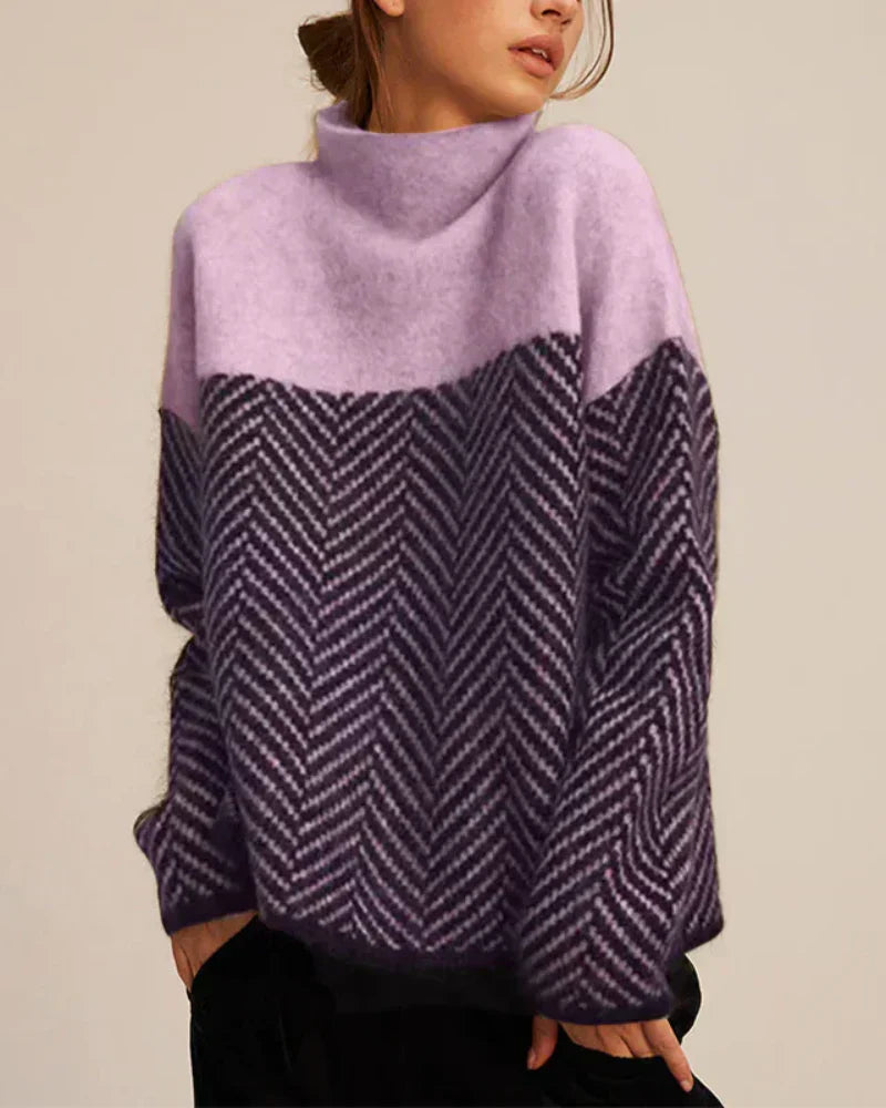 Elandra | Elegant Cotton Turtleneck