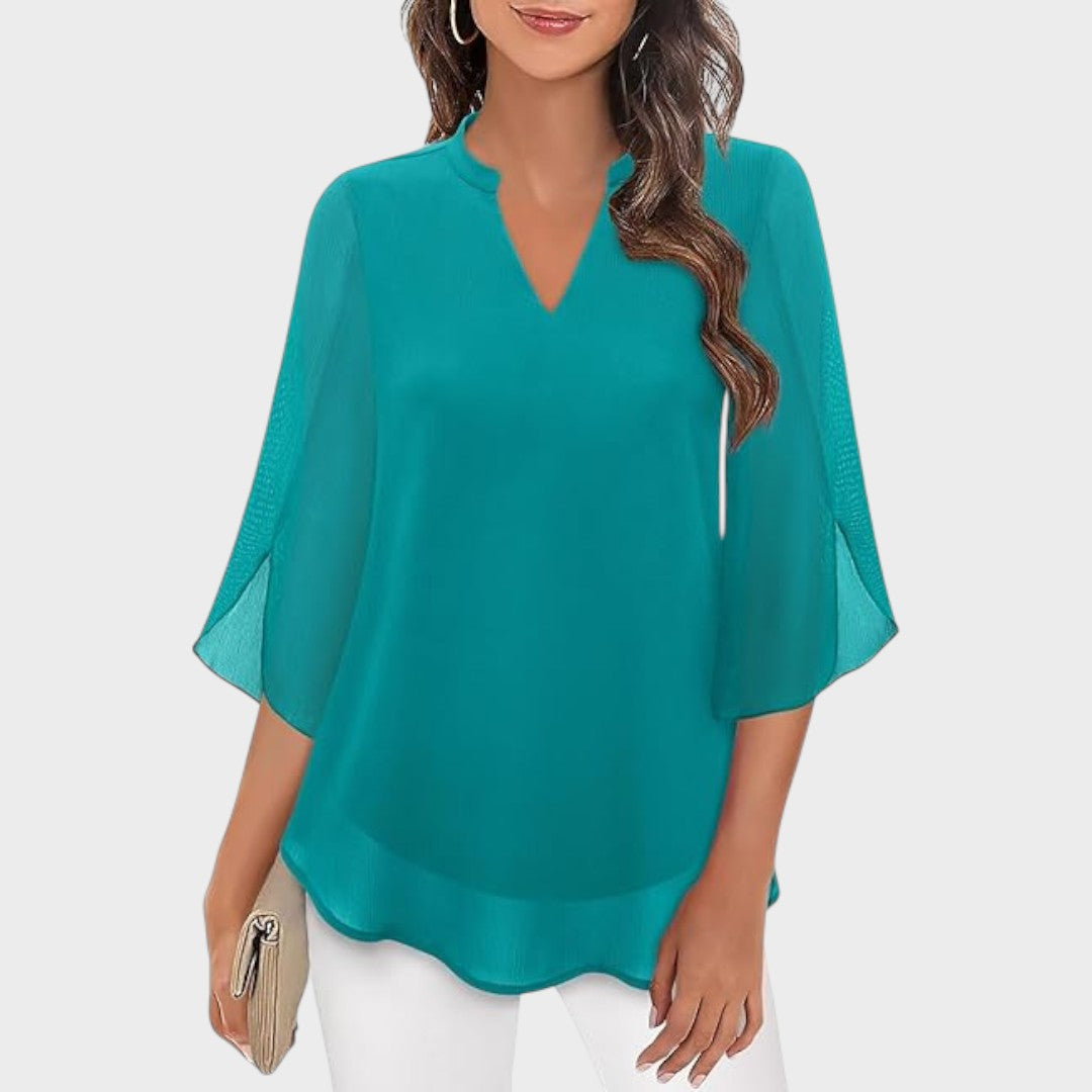 Eliza | Dress With V Neck For Women