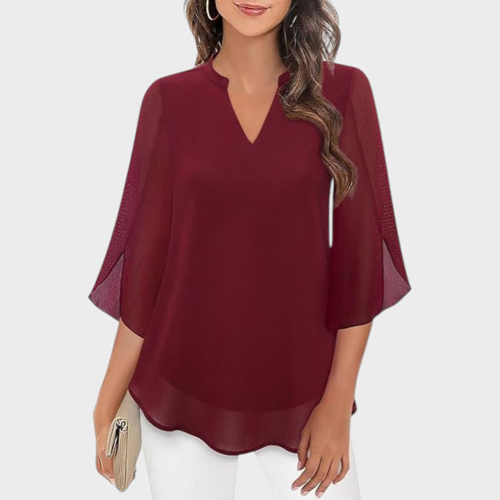 Eliza | Dress With V Neck For Women