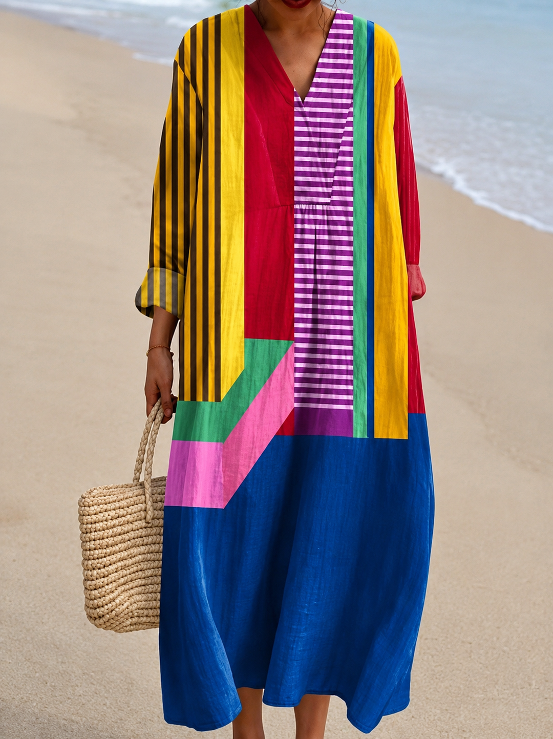 Ainsley | Elegant Beach Maxi Dress