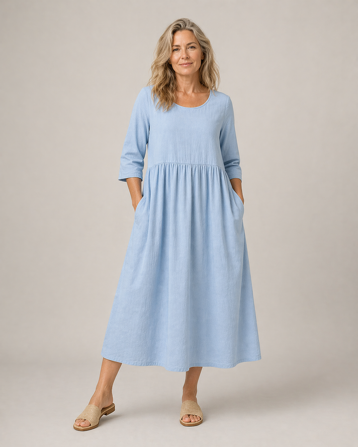 Amira | Flattering Cotton Dress