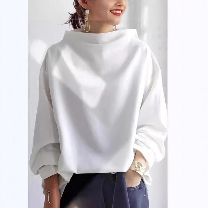 Stephy | High-Neck Soft Knit Top