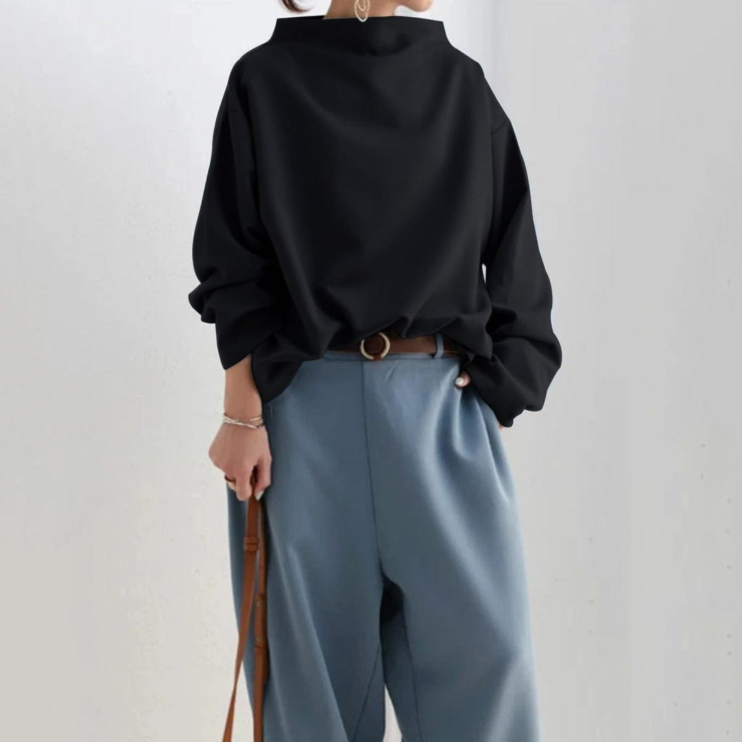 Stephy | High-Neck Soft Knit Top