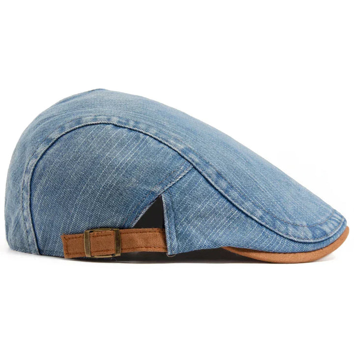 Winstowe | Premium Denim Flat Cap