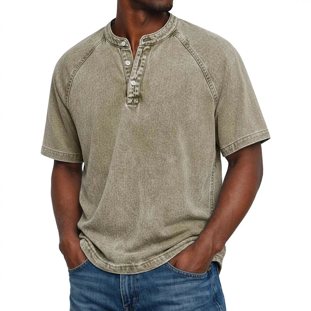Rothwell | Vintage Button Henley T-Shirt