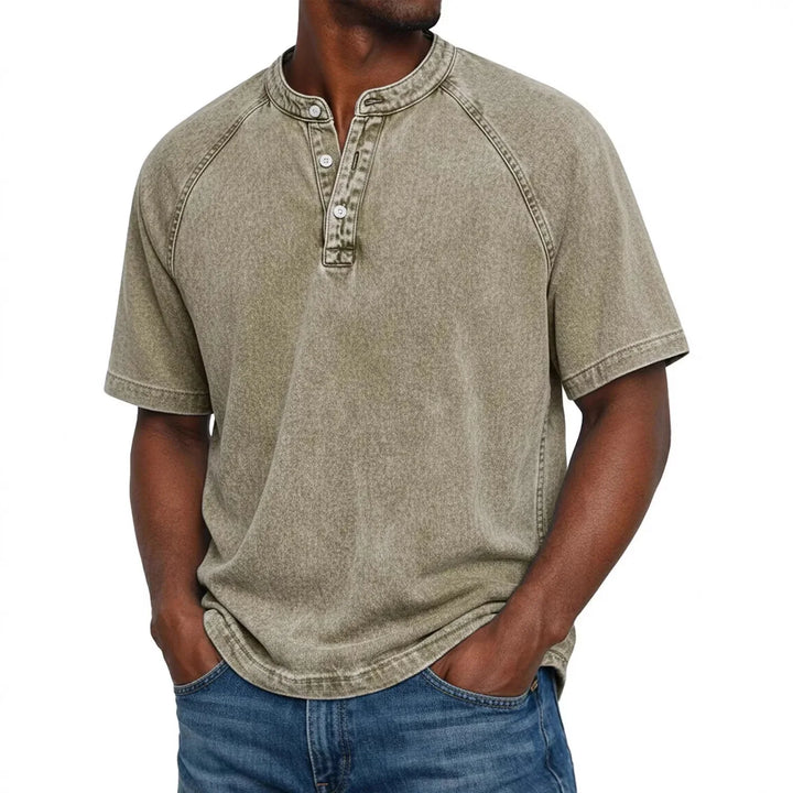 Rothwell | Vintage Button Henley T-Shirt