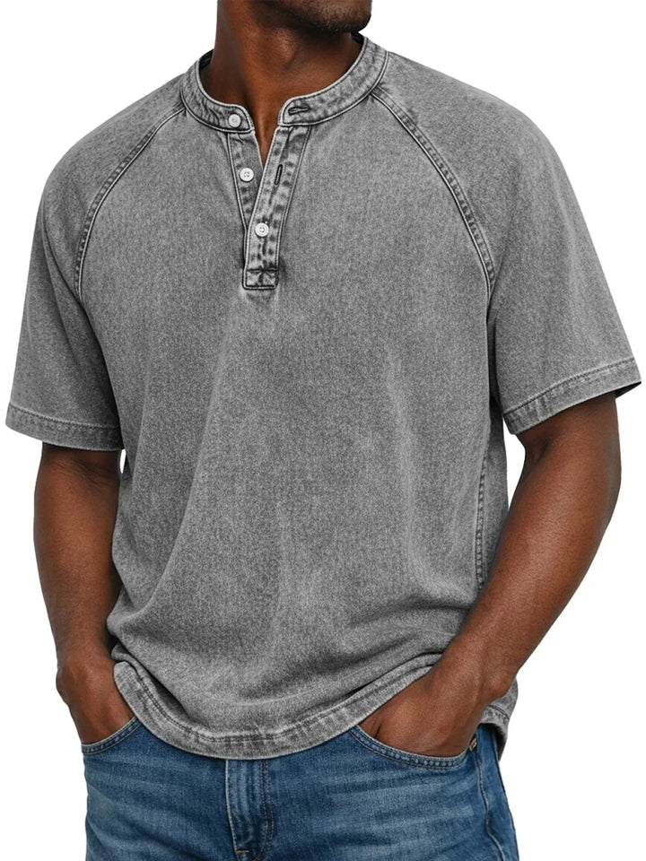 Rothwell | Vintage Button Henley T-Shirt