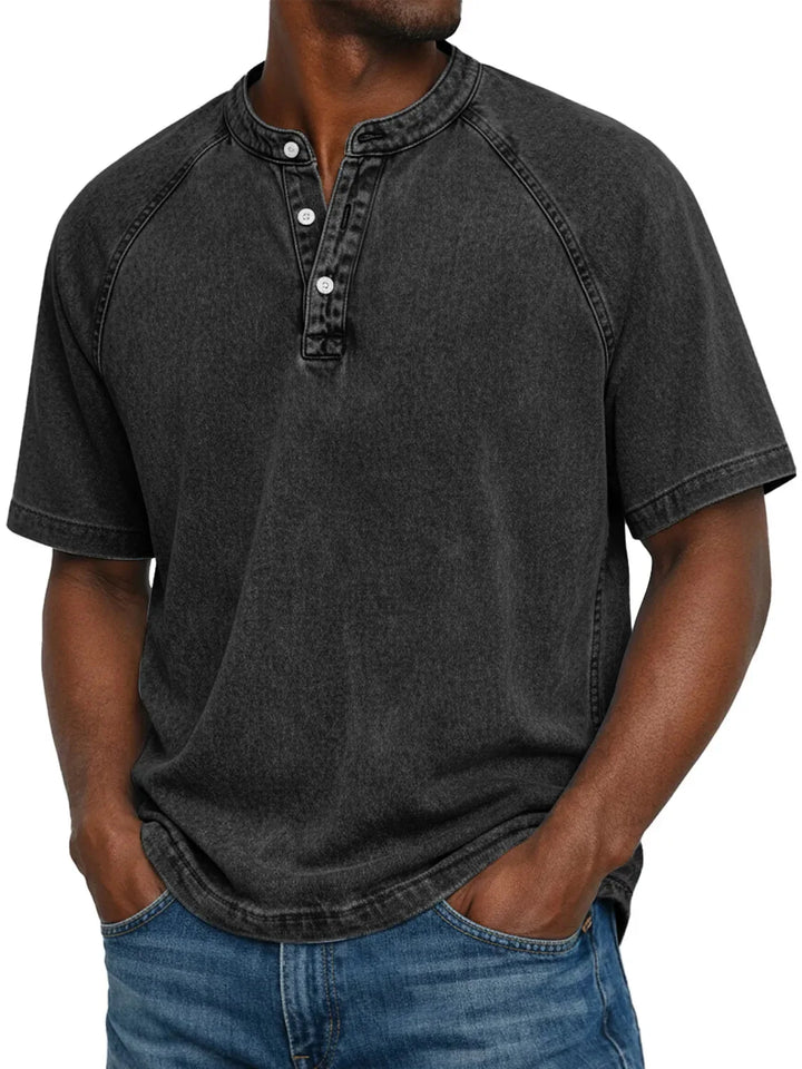 Rothwell | Vintage Button Henley T-Shirt