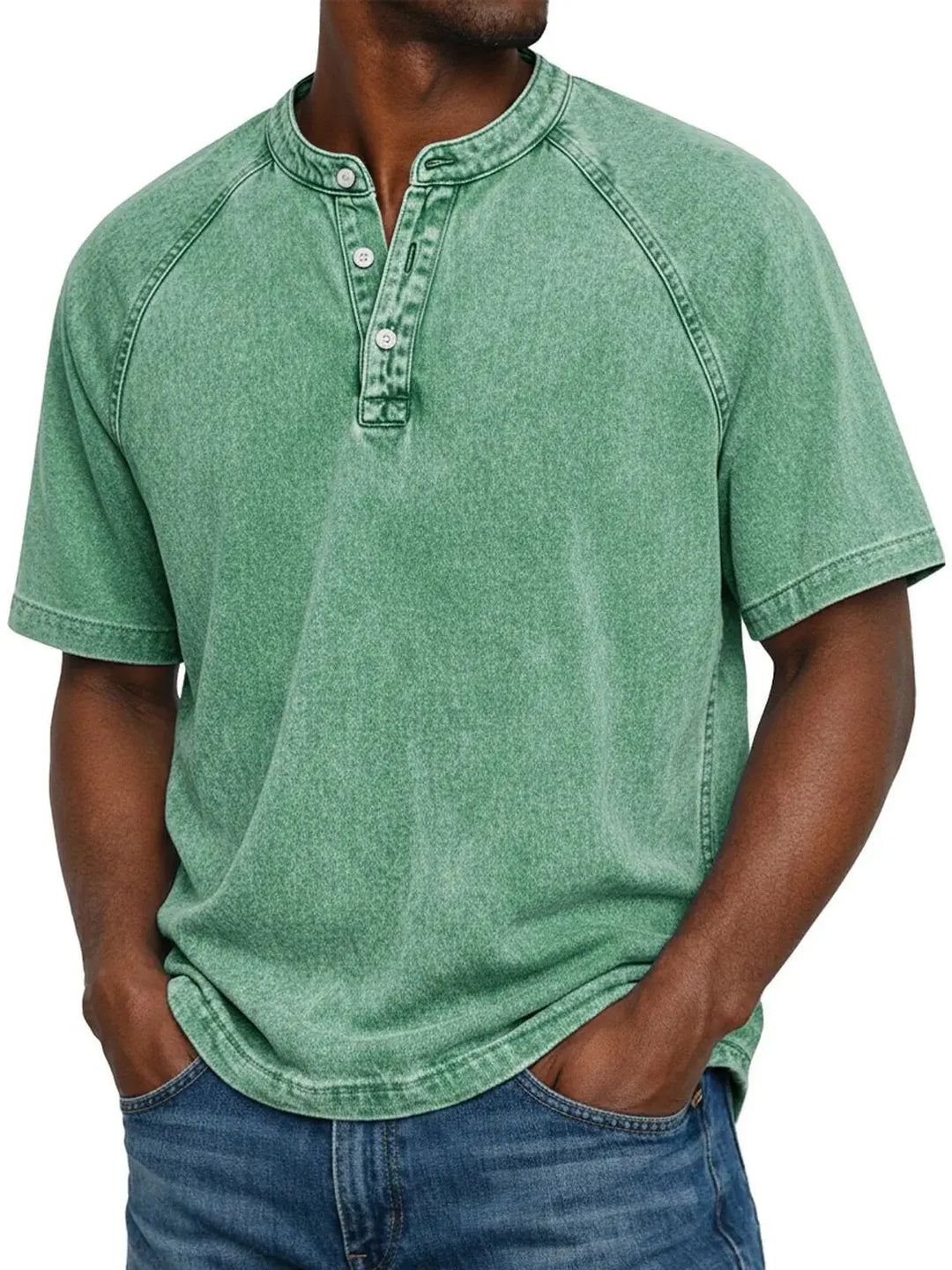 Rothwell | Vintage Button Henley T-Shirt