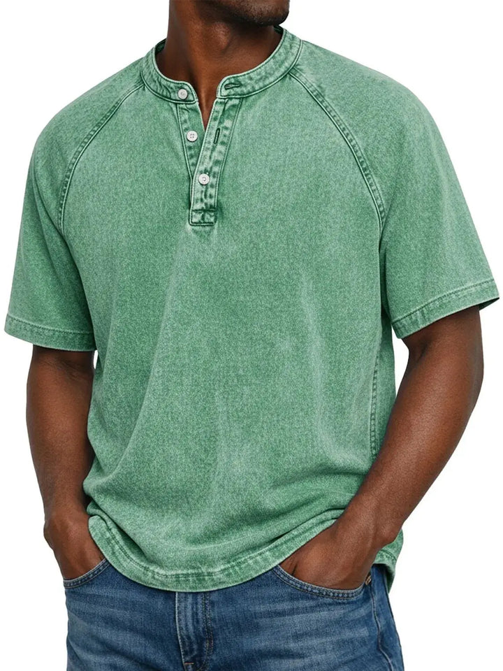 Rothwell | Vintage Button Henley T-Shirt
