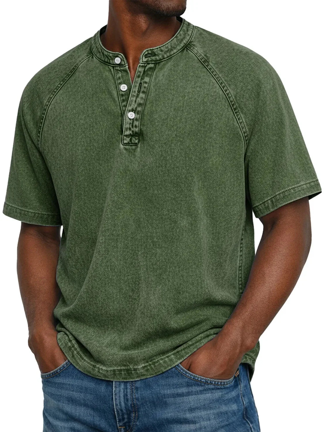 Rothwell | Vintage Button Henley T-Shirt
