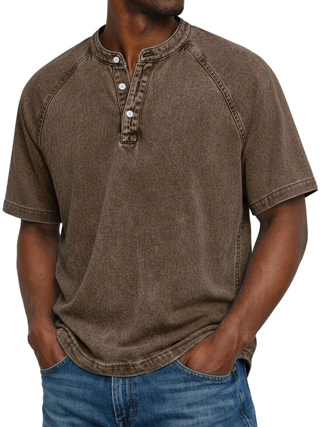 Rothwell | Vintage Button Henley T-Shirt