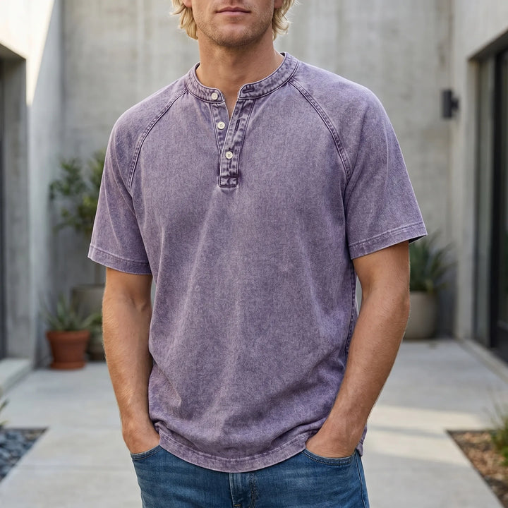Rothwell | Vintage Button Henley T-Shirt