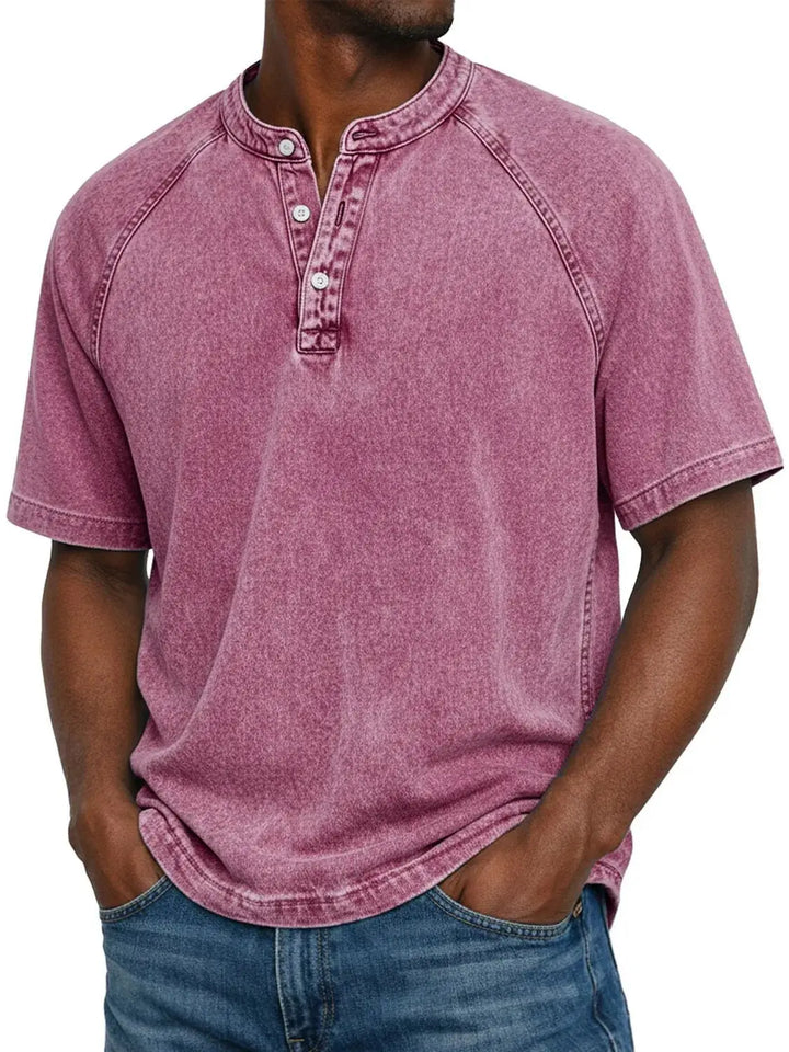 Rothwell | Vintage Button Henley T-Shirt