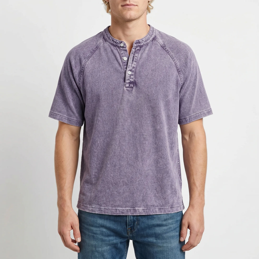Rothwell | Vintage Button Henley T-Shirt