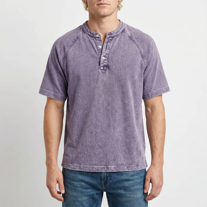 Rothwell | Vintage Button Henley T-Shirt