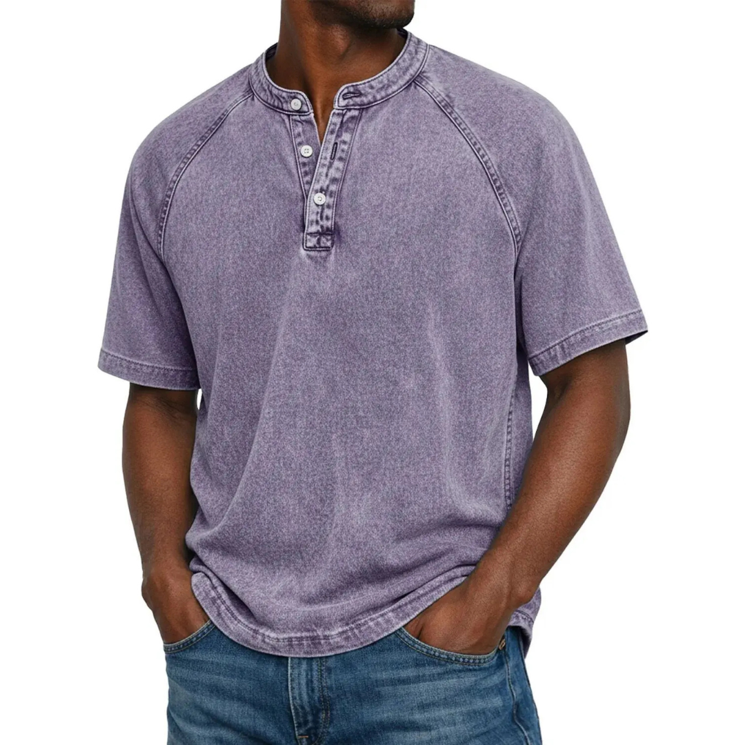 Rothwell | Vintage Button Henley T-Shirt