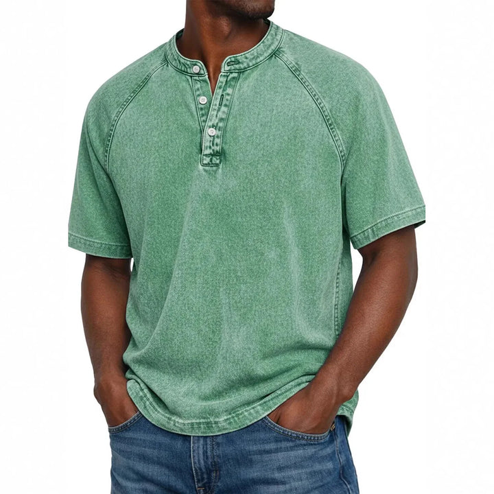 Rothwell | Vintage Button Henley T-Shirt