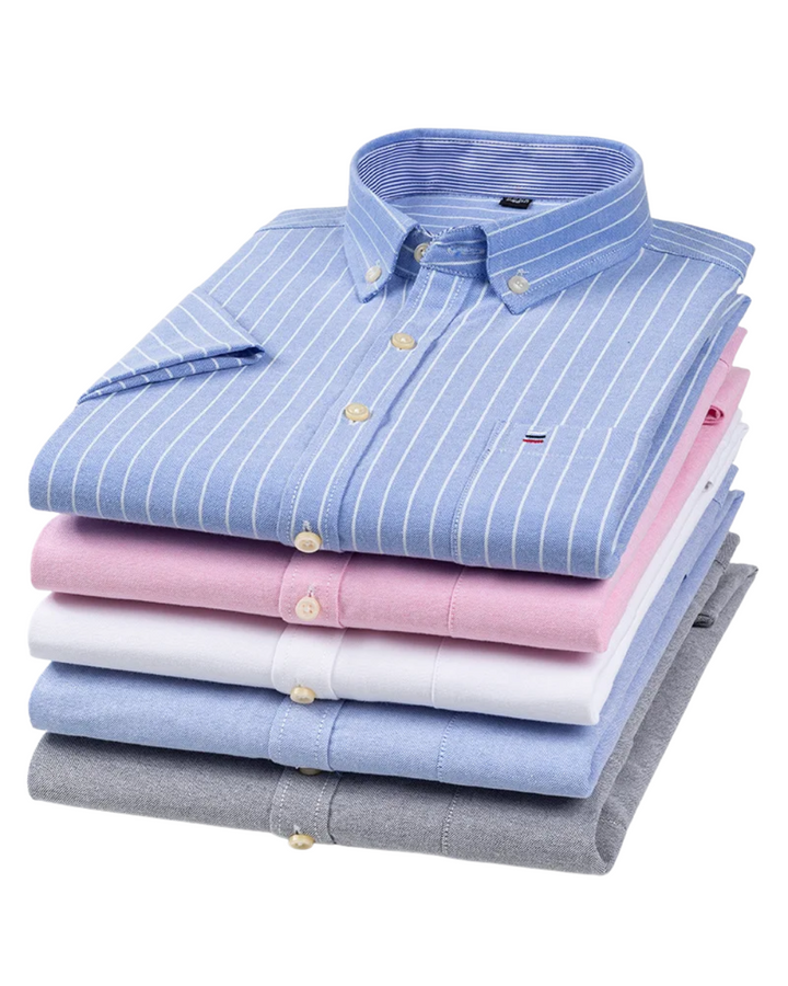 Gideon | Classic Cotton Shirt With Pattern