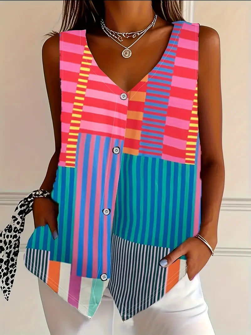Miren | Classic Printed Blouse