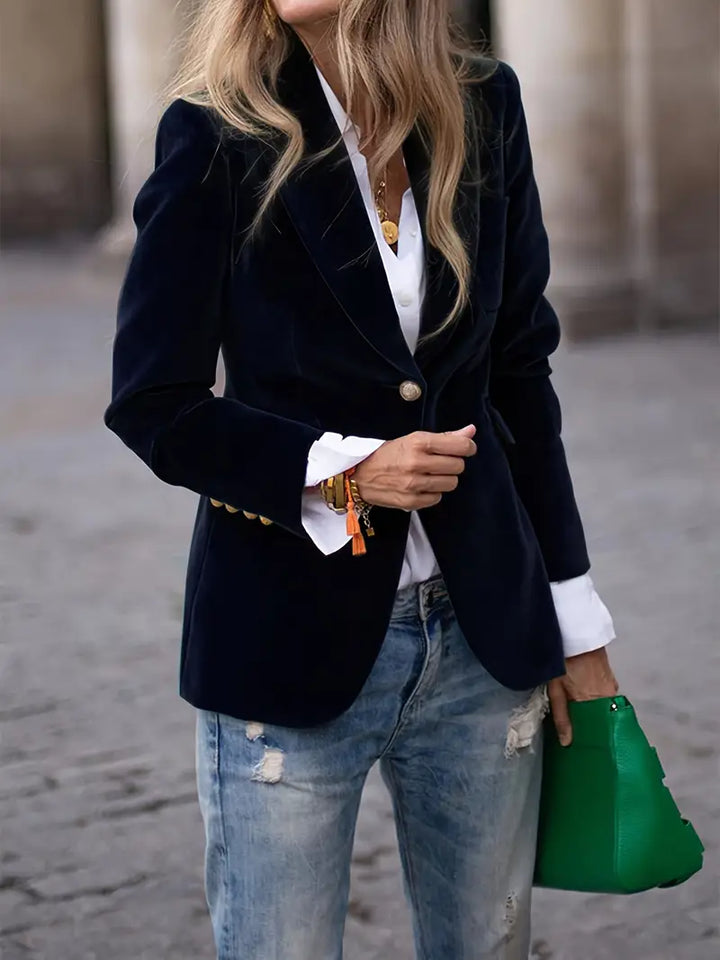 Sylva | Elegant Velvet Blazer