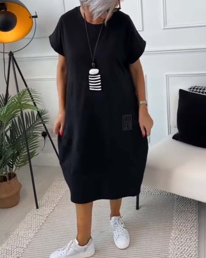 Norena | Relaxed Everyday Kaftan with Short Sleeves