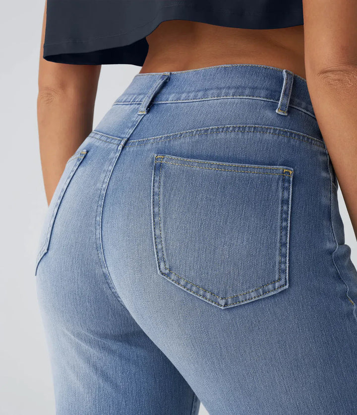 Genese | Elastic and comfortable high-waisted trousers