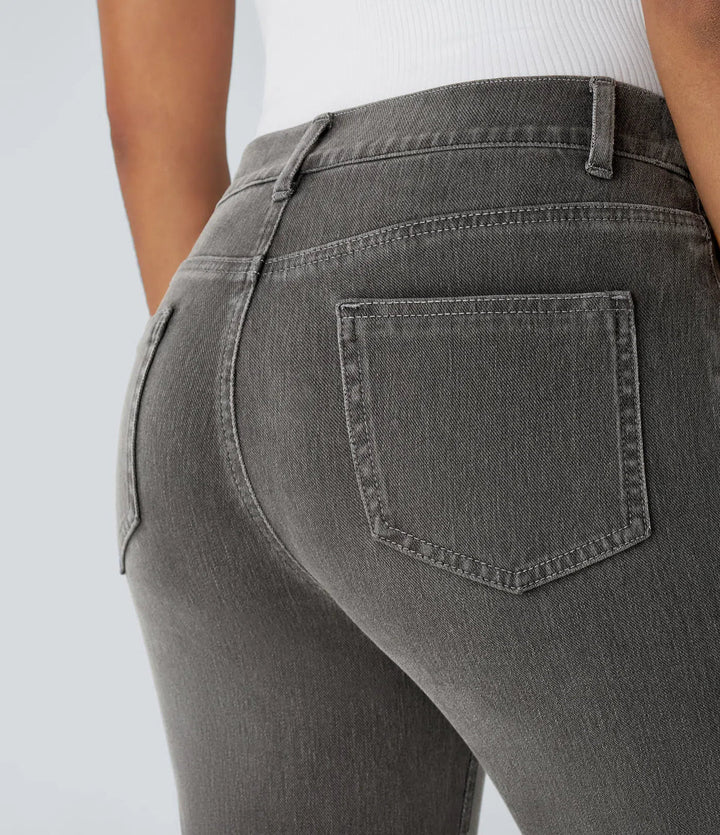 Genese | Elastic and comfortable high-waisted trousers