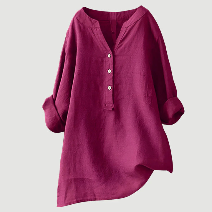 Lilou | Lightweight and Comfortable Button-Down Shirt