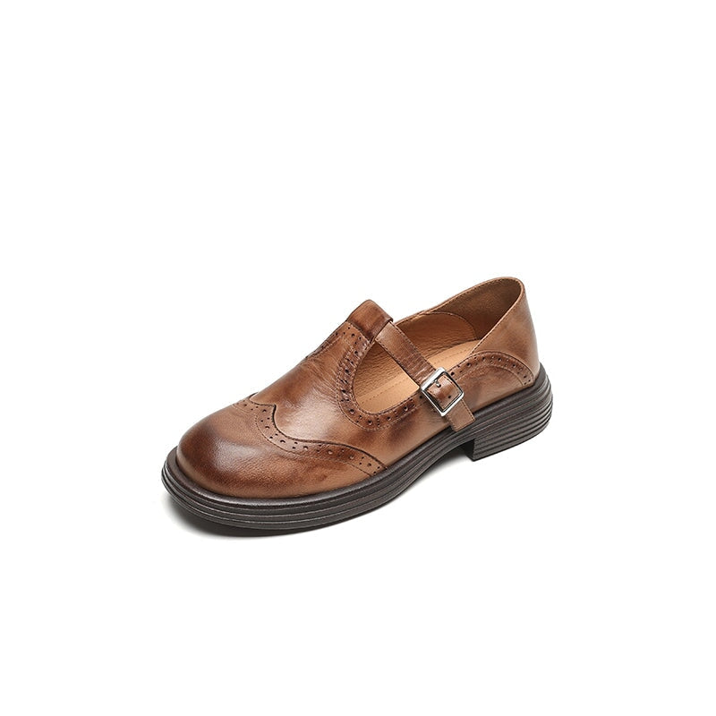 Mesra | Elegant Leather Mary Jane Shoes