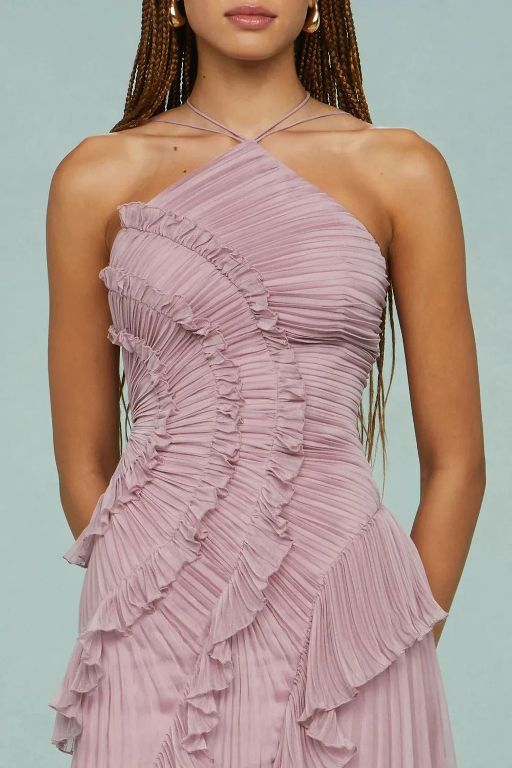 Serin | Violet Dress