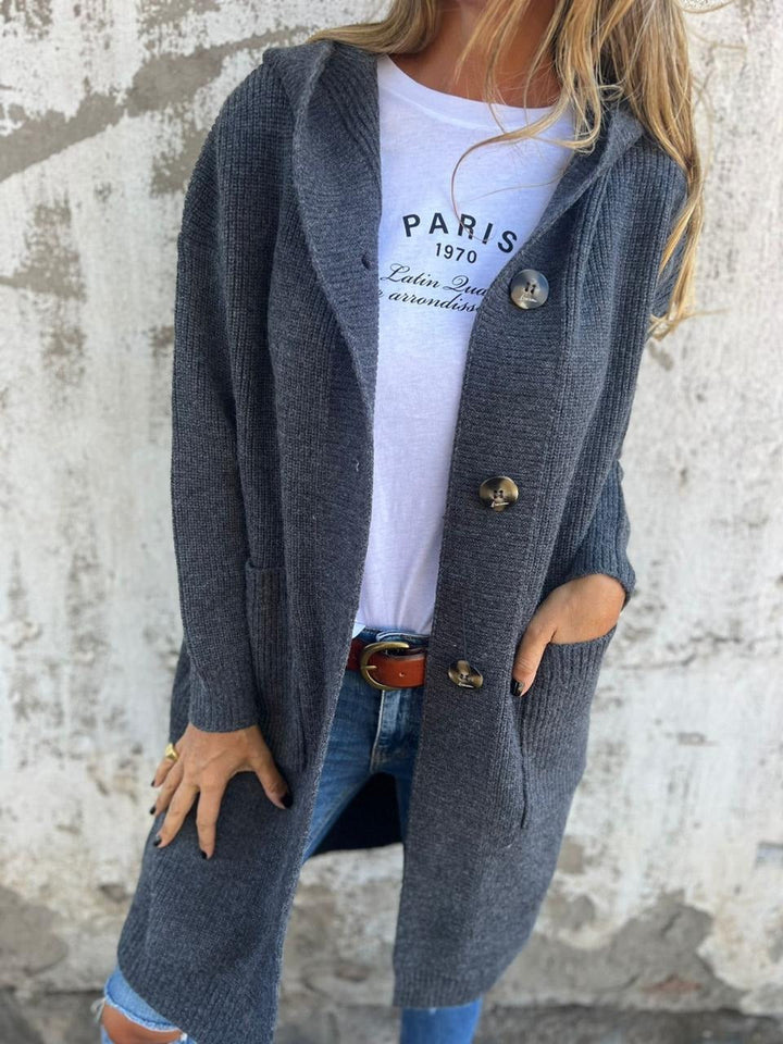 Clarissa | Extended Length Hooded Cardigan