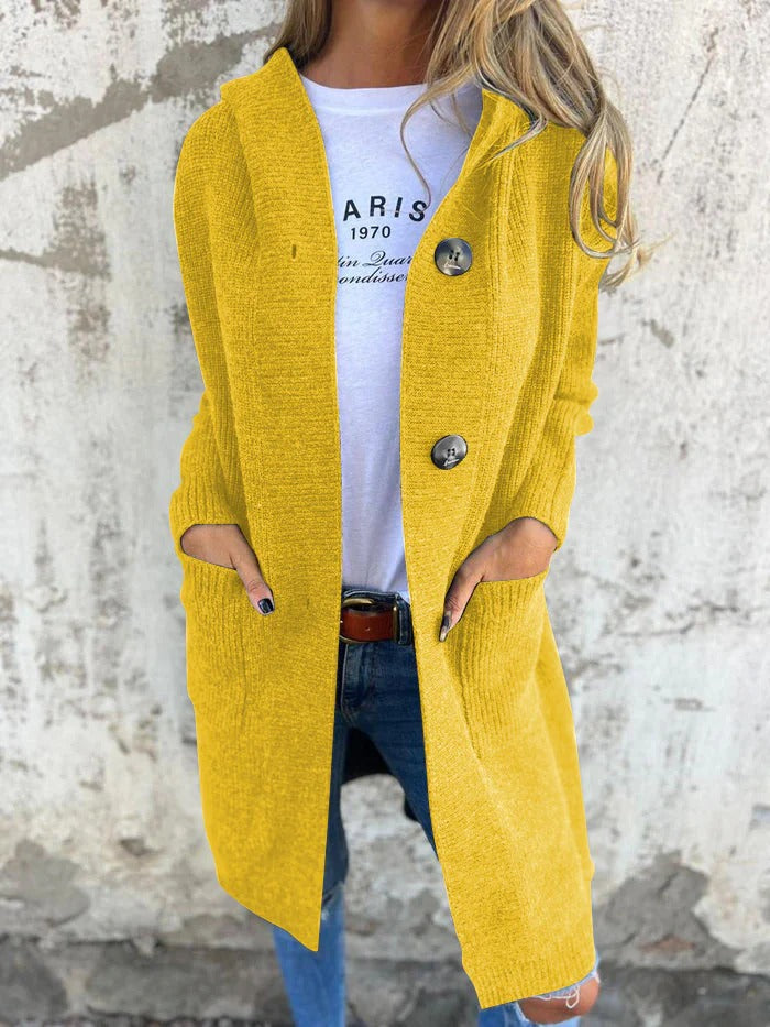 Clarissa | Extended Length Hooded Cardigan