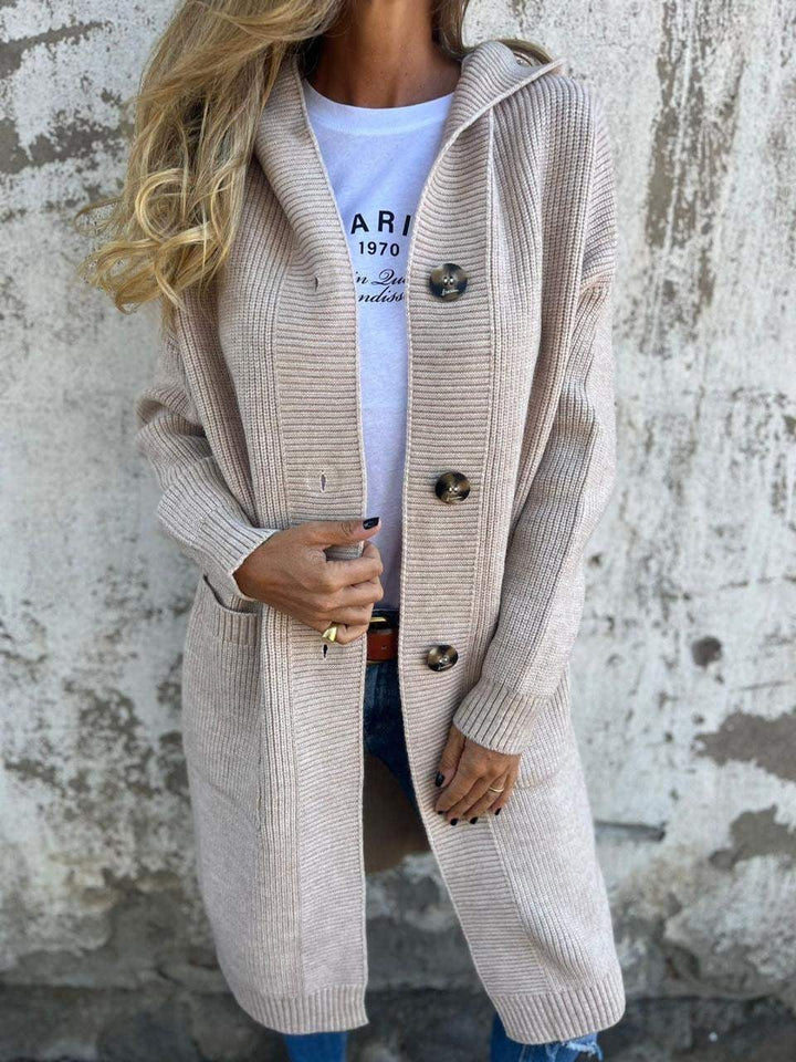 Clarissa | Extended Length Hooded Cardigan
