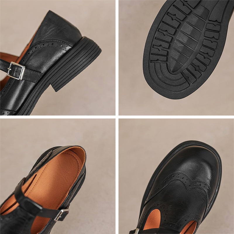 Mesra | Elegant Leather Mary Jane Shoes